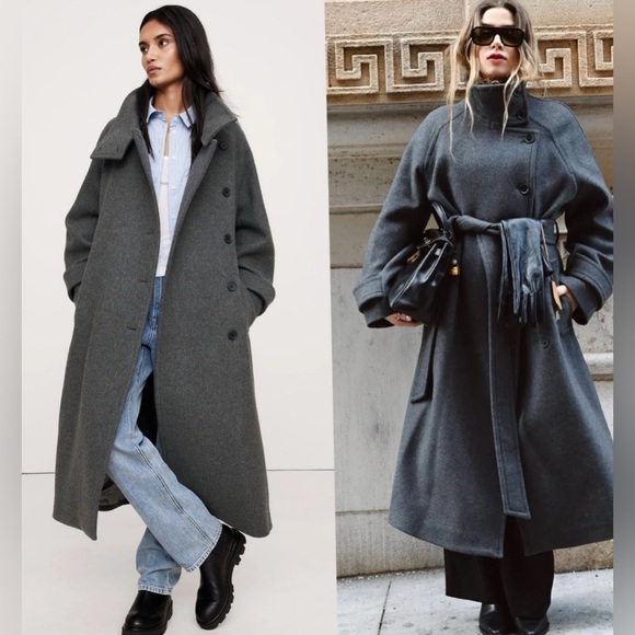 Breasted Banana Republic Italian Melton Long Coat The Perfect